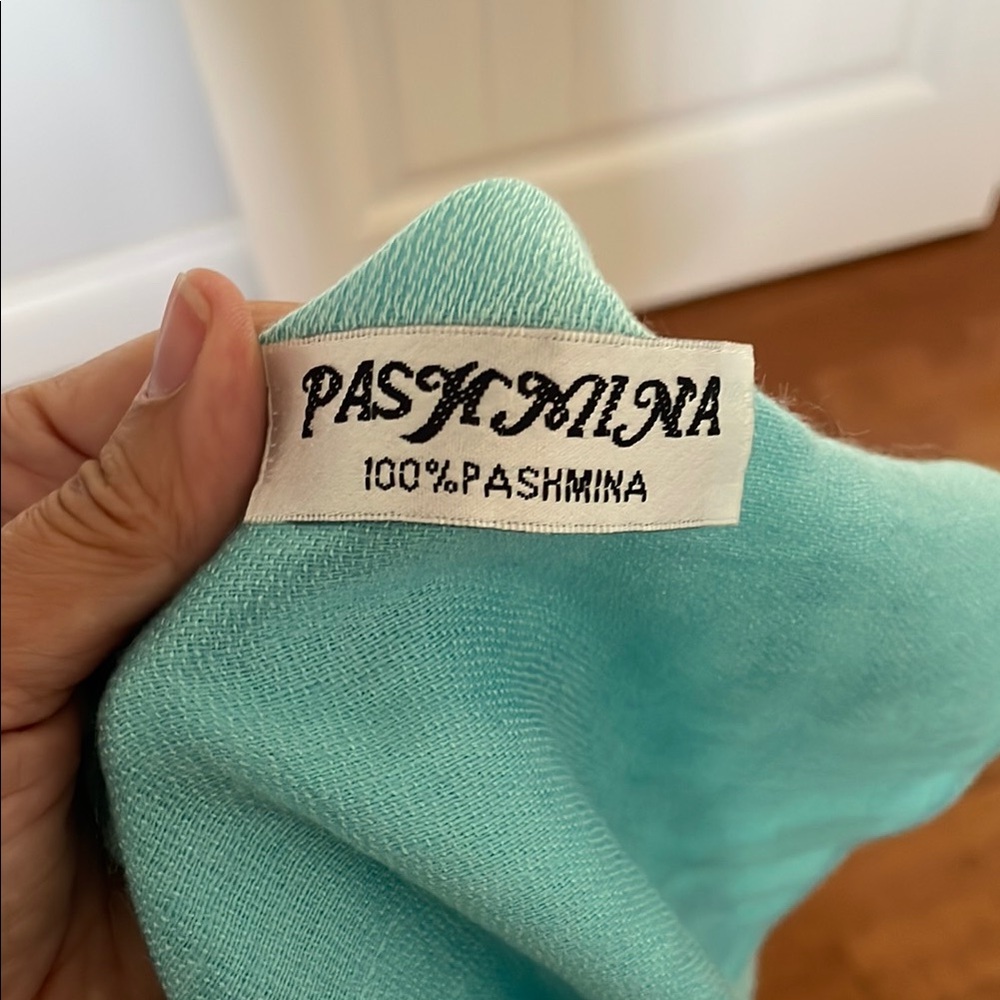 Pashmina Turquoise Wrap